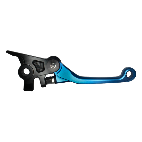 Accossato off-road folding brake lever B8283 with blue blade for KTM 250EXC-F (2014-2022)
