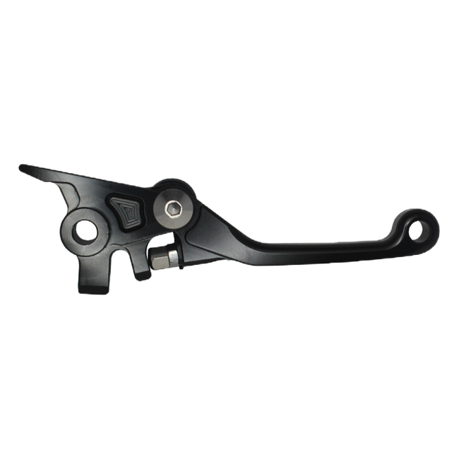 Accossato off-road folding brake lever B8283 with black blade for Husqvarna FE 350 (2014-2018)