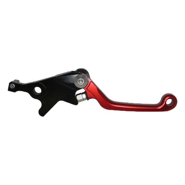 Accossato off-road folding brake lever B8301 with red blade for Honda CRF250L (2012-2015)