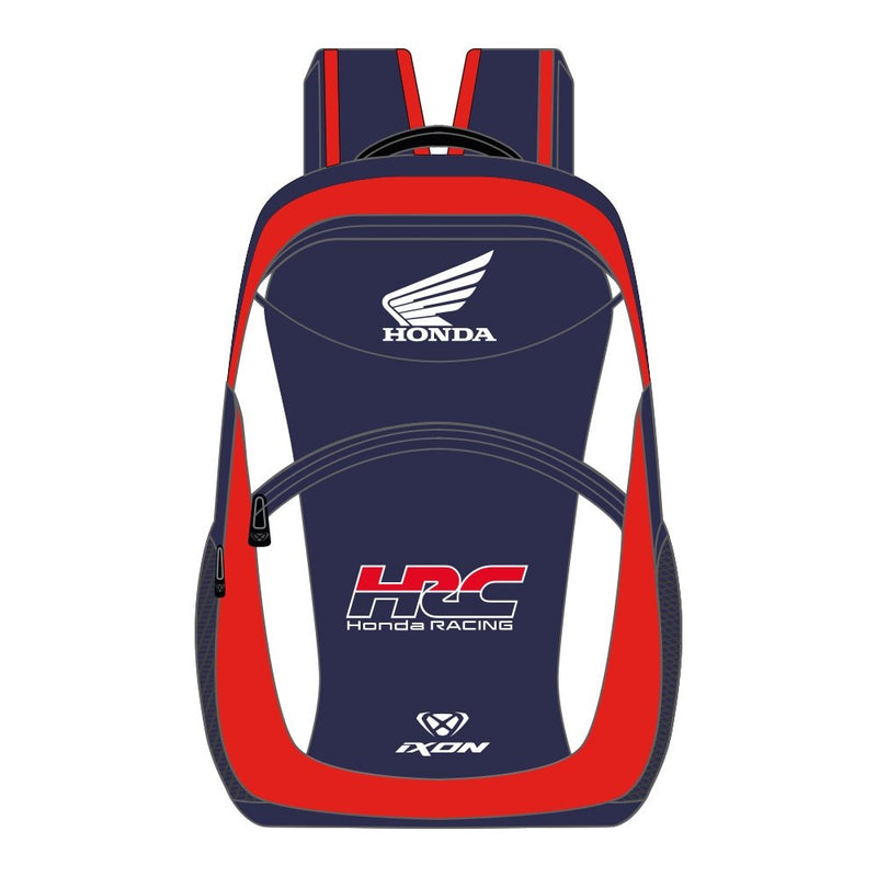 IXON Honda HRC Racing Team Backpack Replica 2026 in blue, red and white