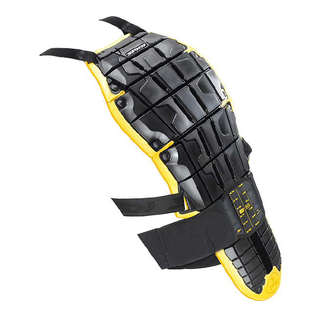Spidi Back Warrior Evo back protector in black and yellow