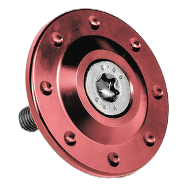 Gilles BL-15 exhaust bracket cover for BMW R NINET PURE, red