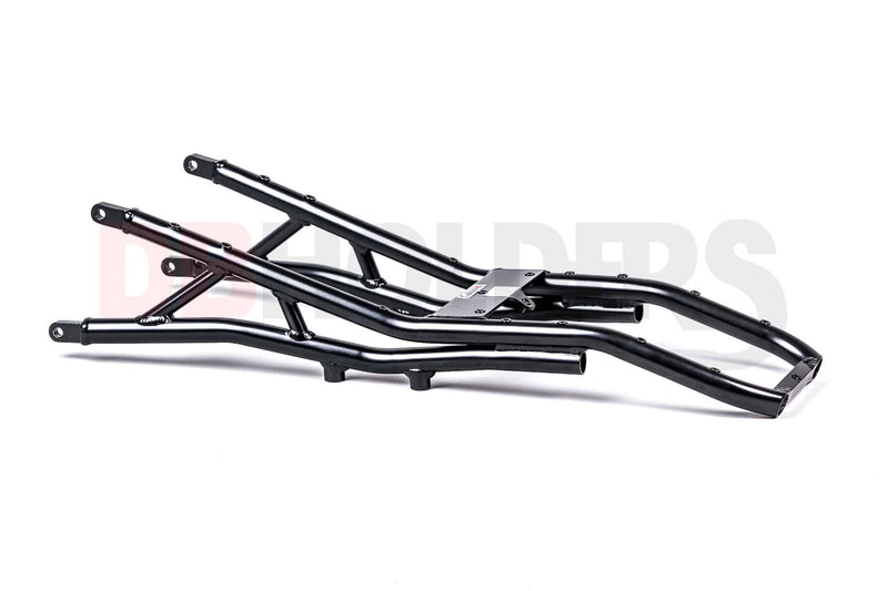 DB Holders aluminium subframe for BMW S1000RR K67 in black powder-coat finish