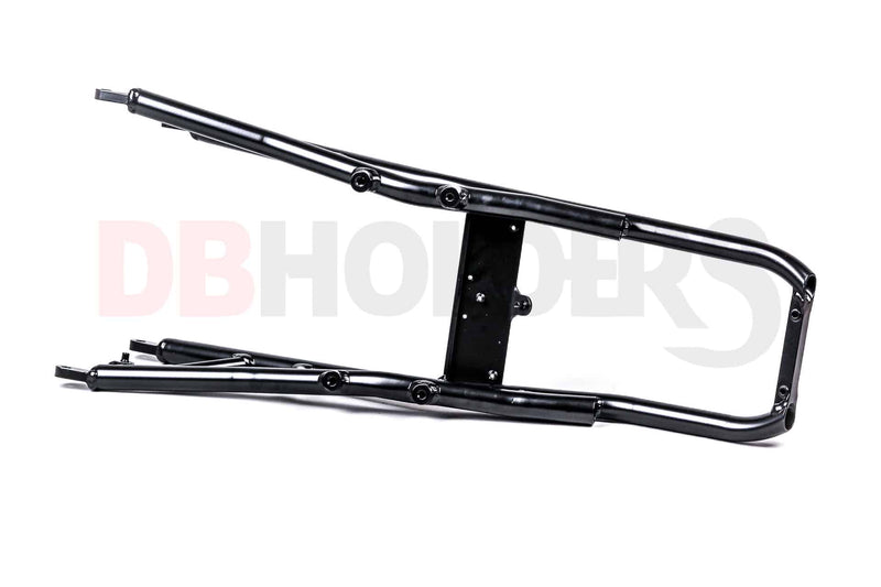 DB Holders aluminium subframe for BMW S1000RR K67 in black powder-coat finish