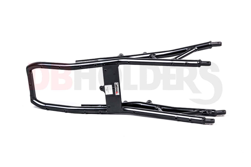 DB Holders aluminium subframe for BMW S1000RR K67 in black powder-coat finish