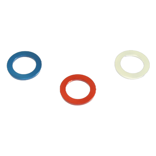Coloured inserts supplied with the Gilles BRC brake reservoir cover