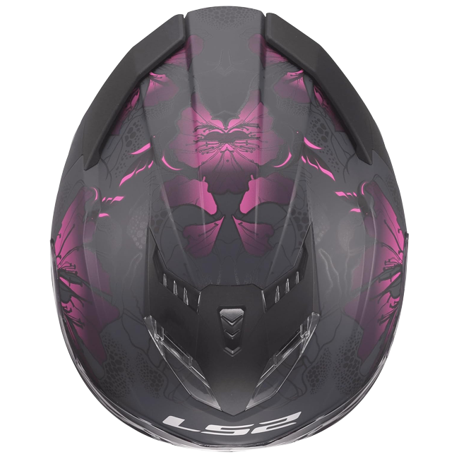 LS2 FF818 Storm III Helmet – Burst Black/Pink