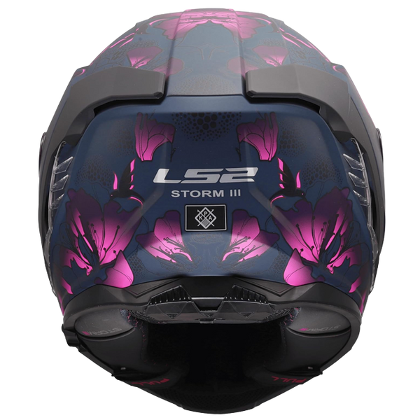 LS2 FF818 Storm III Helmet – Burst Black/Pink