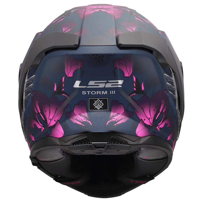LS2 FF818 Storm III Helmet – Burst Black/Pink