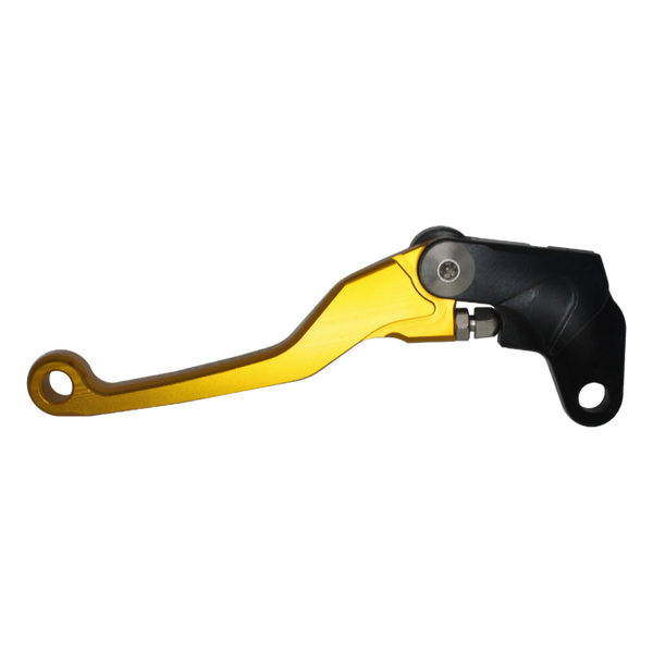 Accossato off-road folding clutch lever C7160 with gold blade for Yamaha XT250 (2009-2022)