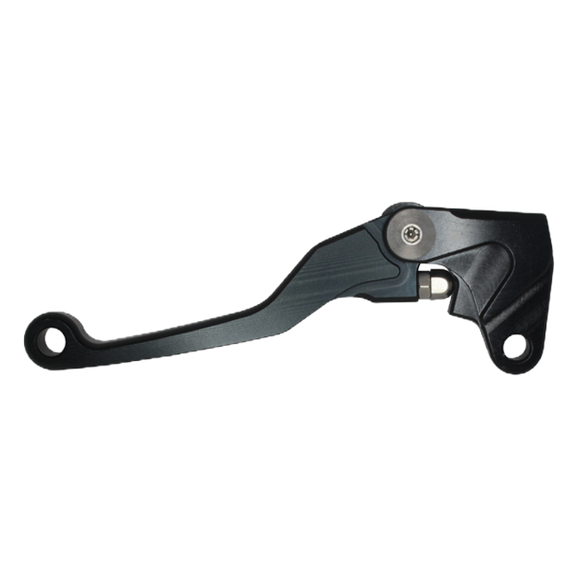 Accossato off-road folding clutch lever C7165 with black blade for Kawasaki KLX 450R (2008-2020)