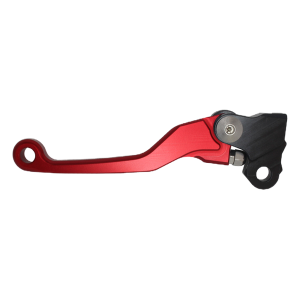 Accossato off-road folding clutch lever C7210 with red blade for Honda CRF250R (2004-2022)