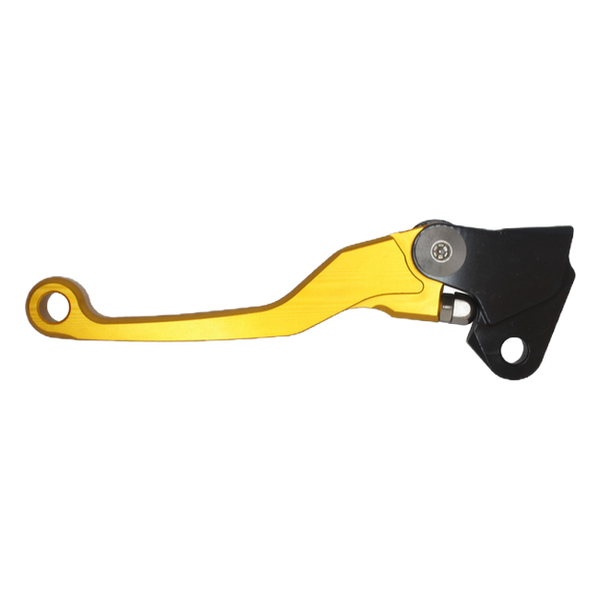 Accossato off-road folding clutch lever C7261 with gold blade for Kawasaki KX250F (2005-2020)