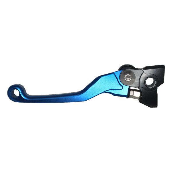 Accossato off-road folding clutch lever C7283 with blue blade for TM Racing MX 450 4T (2010-2019)