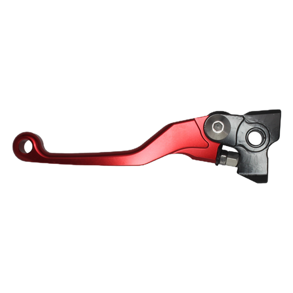 Accossato off-road folding clutch lever C7283 with red blade for Husqvarna FC 450 (2014-2015, 2022)