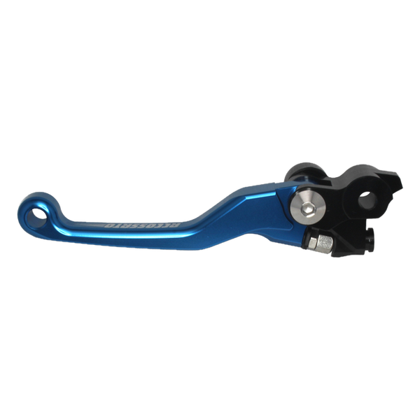 Accossato off-road folding clutch lever C7284 with blue blade for GasGas EC 300 (2012-2013, 2018-2019)