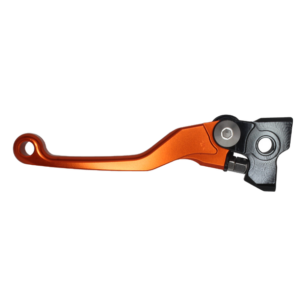 Accossato off-road folding clutch lever C7303 with orange blade for KTM 450XC-W (2014-2016)