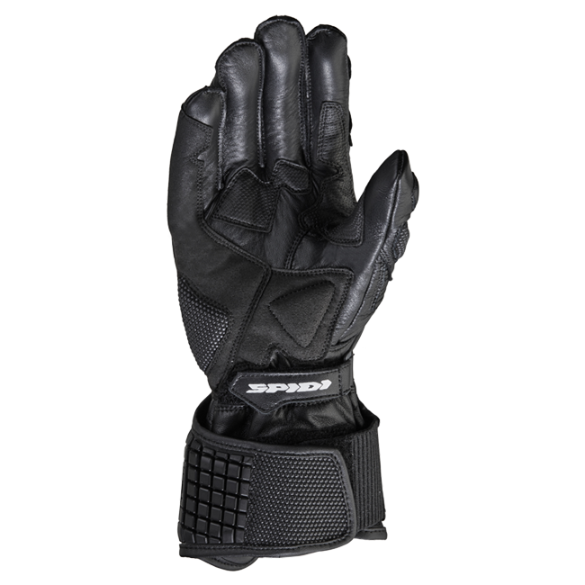 Spidi Carbo 5 sport motorcycle leather gloves men's black