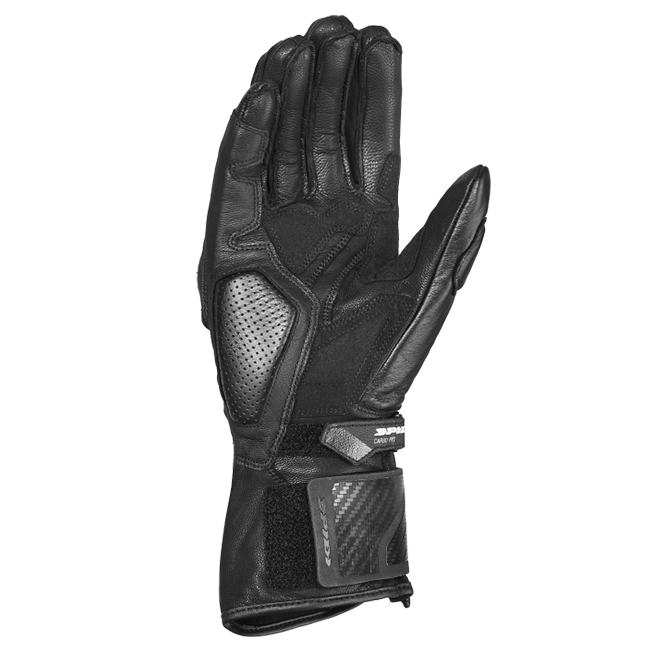 Spidi Carbo Fit Sport motorcycle leather gloves men's black A226026