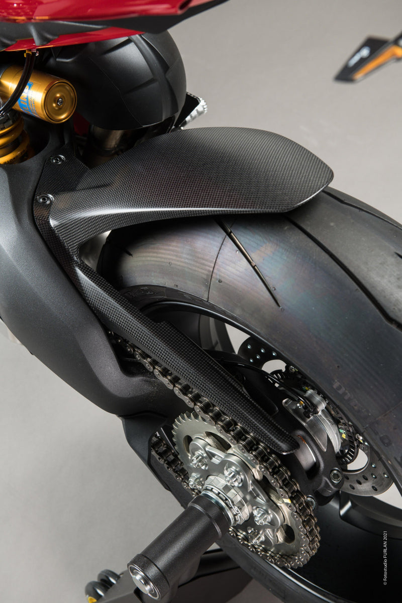 LighTech CARD0820 carbon rear mudguard for Ducati Panigale V4/S/R 2018-2024