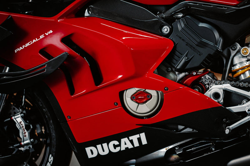 CNC Racing CP172 aluminium sprocket cover for Ducati Panigale V4/S/R 2025-2026