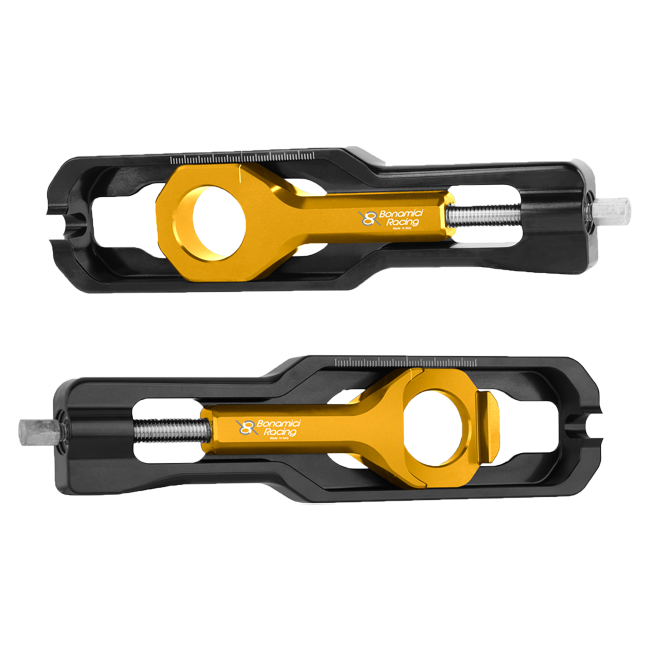 Bonamici Racing CHAD04 chain tensioner for Aprilia RSV4 in anodised aluminium