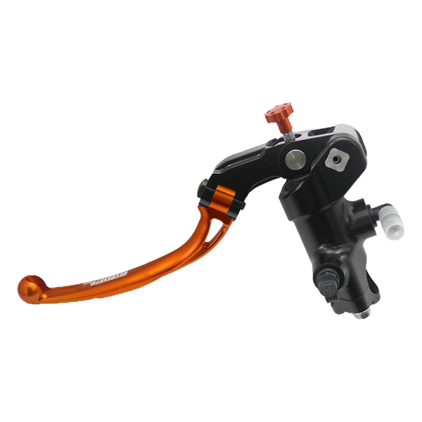 Accossato radial clutch master cylinder CL024 with orange lever