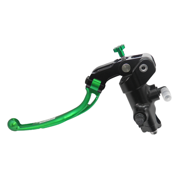Accossato radial clutch master cylinder CL025 with green lever
