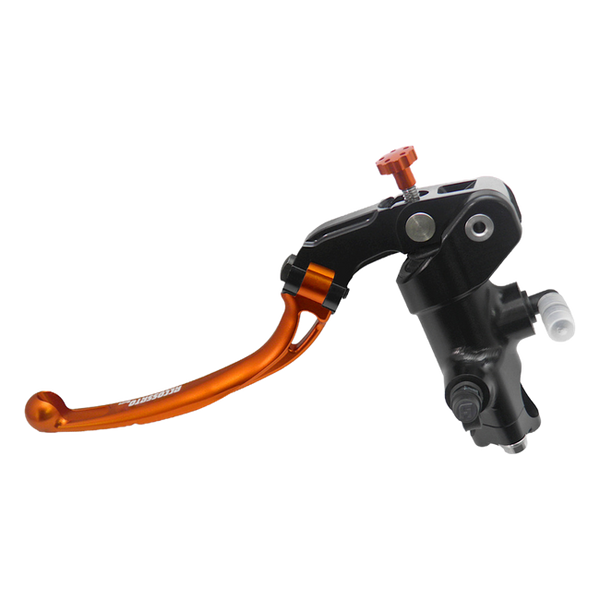 Accossato radial clutch master cylinder CL031 with orange lever