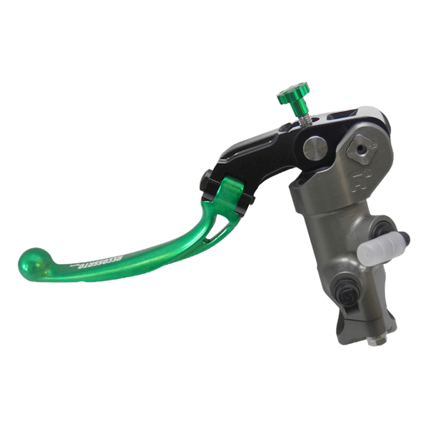 Accossato radial clutch master cylinder CL081 with green lever