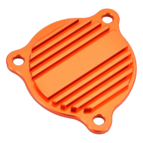 Accossato off-road oil pump cover COP01 for Husqvarna TC 250, orange colour