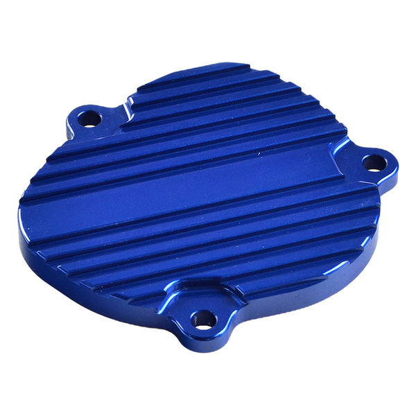 Accossato off-road exhaust valve cover CVS01 for Husqvarna TC 250, blue colour