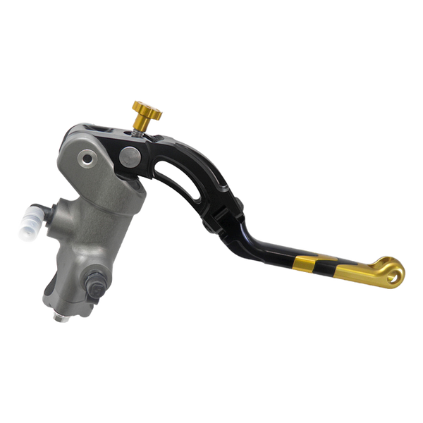 Accossato radial brake master cylinder CY001 with gold lever