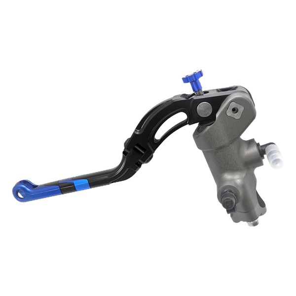 Accossato radial clutch master cylinder CY005 with blue lever