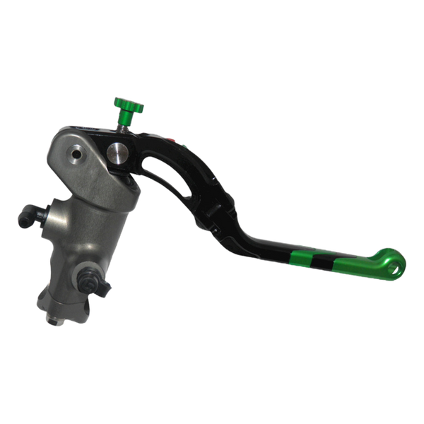 Accossato radial brake master cylinder CY006 with green lever