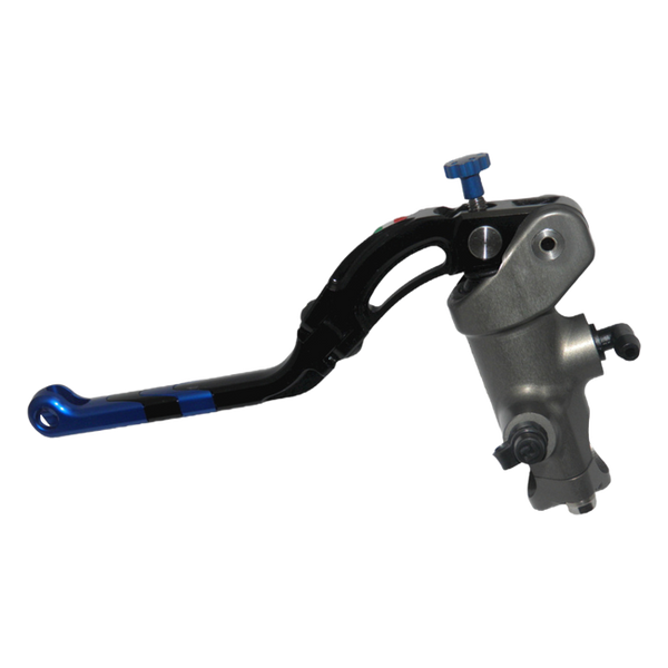 Accossato radial clutch master cylinder CY007 with blue lever