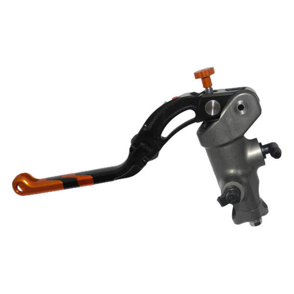 Accossato radial clutch master cylinder CY007 with orange lever