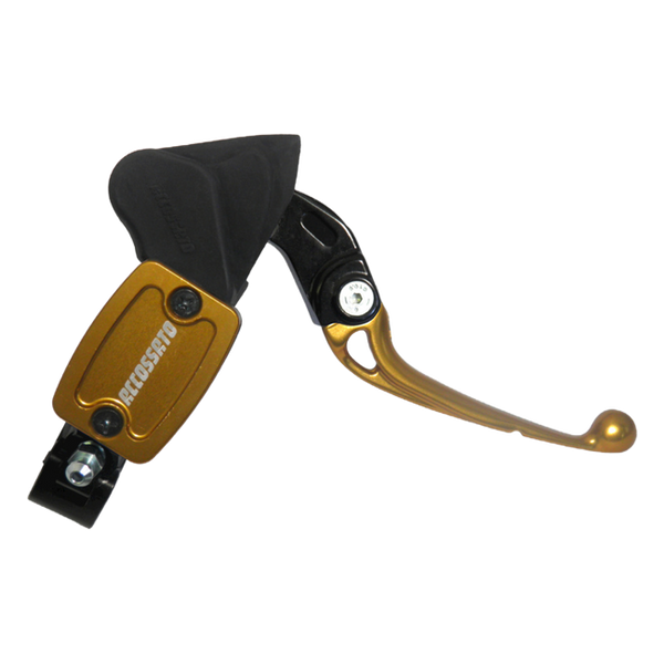 Accossato radial brake master cylinder CY010 with gold lever