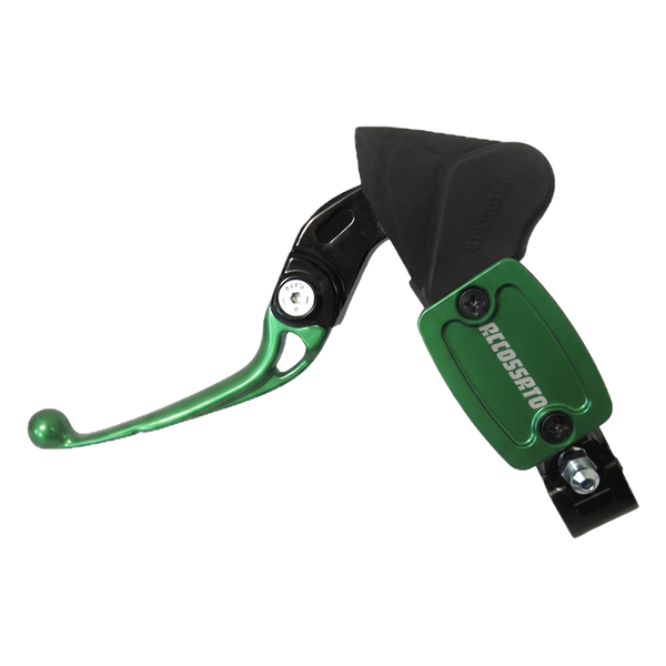 Accossato radial brake master cylinder CY013 with green lever