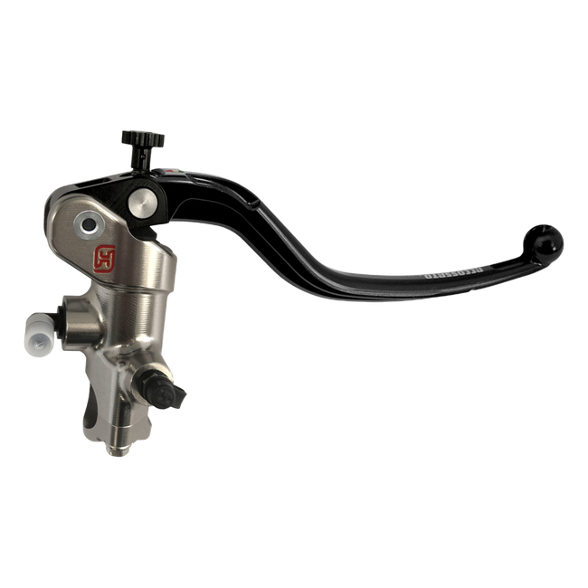 Accossato nickel-plated radial brake master cylinder CY028 with long lever
