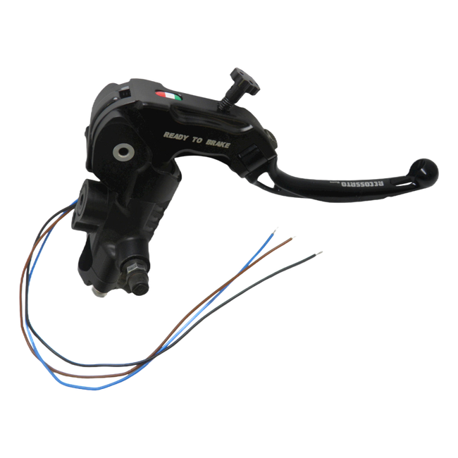 Accossato radial brake master cylinder CY084 with black lever