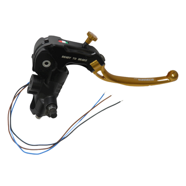 Accossato radial brake master cylinder CY088 with gold lever