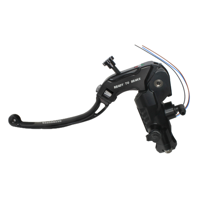 Accossato radial clutch master cylinder CY099 with black lever