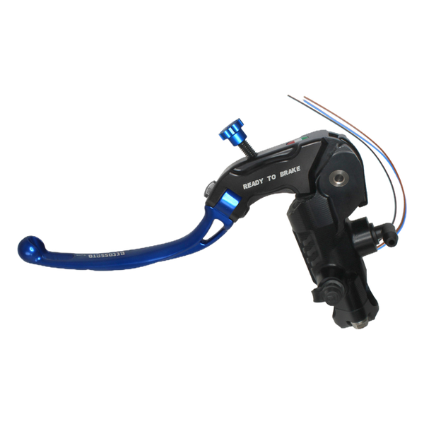 Accossato radial clutch master cylinder CY099 with blue lever