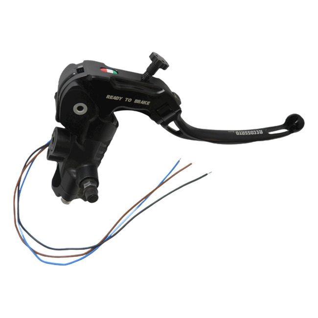 Accossato radial brake master cylinder CY108 with black lever
