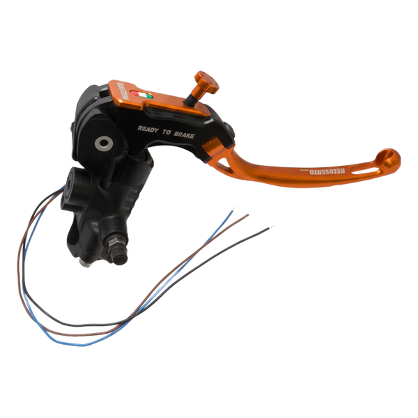 Accossato radial brake master cylinder CY110 with orange lever