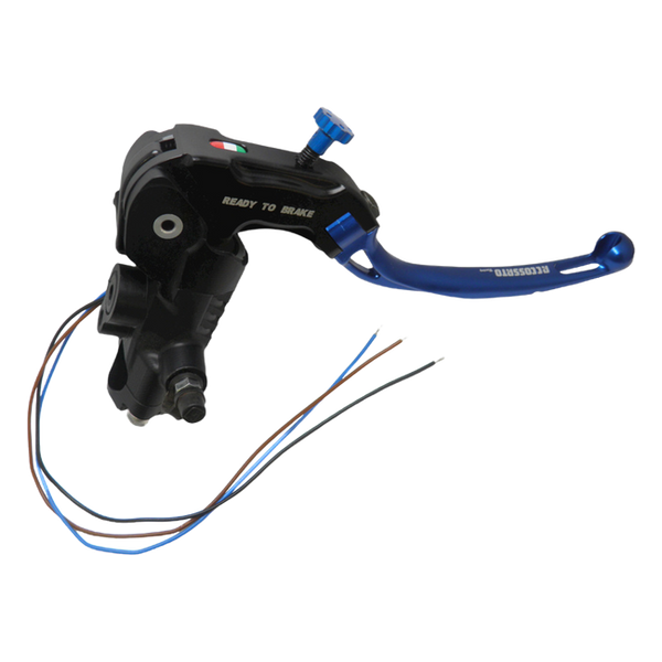 Accossato radial brake master cylinder CY111 with blue lever