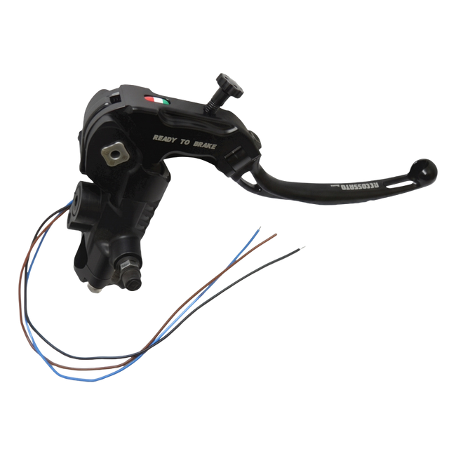 Accossato radial brake master cylinder CY112 with black lever