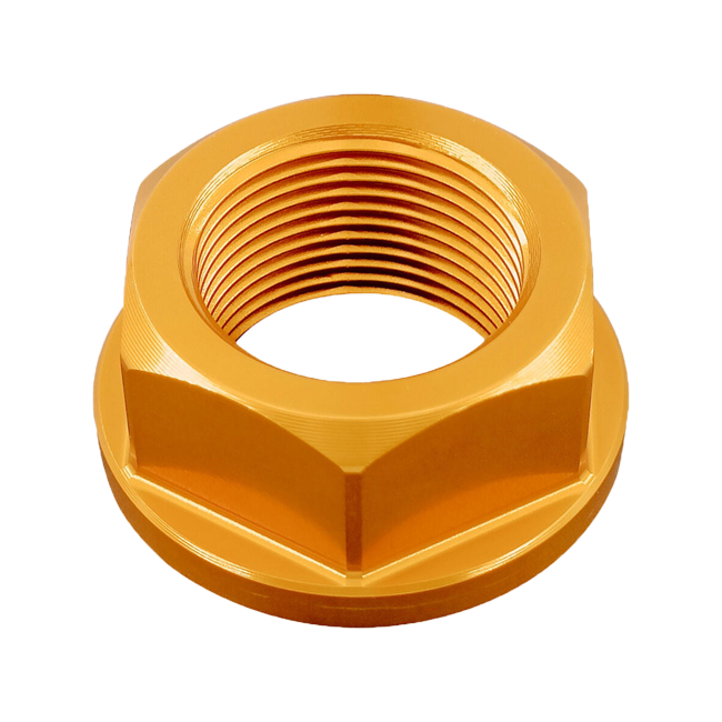 LighTech D003 rear axle nut for Honda CBR 1000 RR-R SC82 anodised aluminium