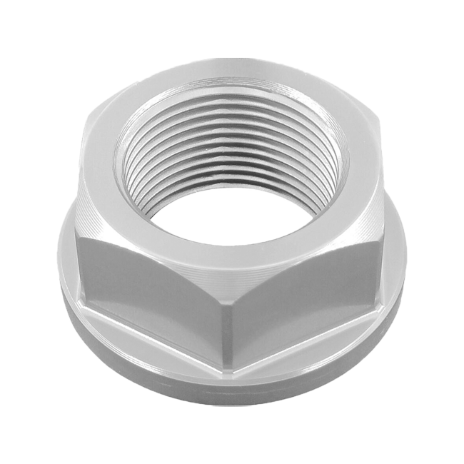 LighTech D003 rear axle nut for Yamaha YZF-R7 anodised aluminium